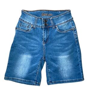 BAMBOO JEANS | Bermuda stretch jean shorts